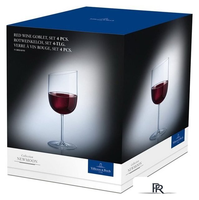 Набор бокалов для вина Villeroy & Boch NewMoon 11-3653-8110 - Изображение №8 — Интернет-магазин ПроЗаказ