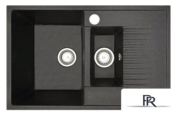 Кухонная мойка БелЭворс Forma L + смеситель W74004-2 + дозатор L405F (черный) - Изображение №3 — Интернет-магазин ПроЗаказ