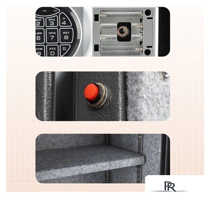 Мебельный сейф Deli ET586 - Изображение №8 — Интернет-магазин ПроЗаказ