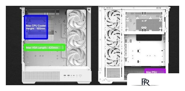 Корпус Zalman P40 Prism Plus (белый) - Изображение №10 — Интернет-магазин ПроЗаказ