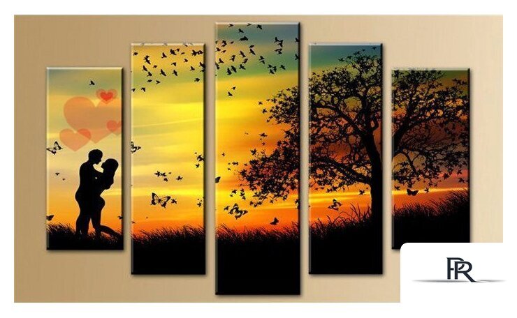 Модульная картина Arthata 5m-509 160x90 - Изображение №1 — Интернет-магазин ПроЗаказ