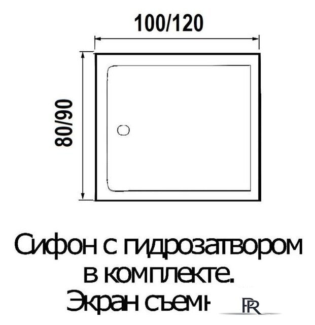 Душевая кабина River Tana 100/80 - Изображение №4 — Интернет-магазин ПроЗаказ