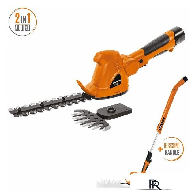 Кусторез + ножницы Daewoo Power DAHT 1212Li Set (с 1-им АКБ) - Изображение №1 — Интернет-магазин ПроЗаказ