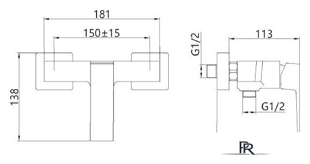 Смеситель Invena Paros BN-09-004 - Изображение №2 — Интернет-магазин ПроЗаказ