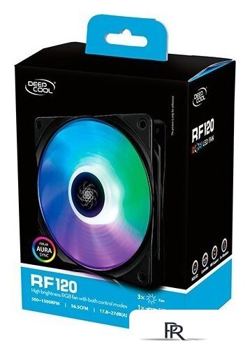 Комплект вентиляторов для корпуса DeepCool RF 120 (3 шт.) - Изображение №8 — Интернет-магазин ПроЗаказ