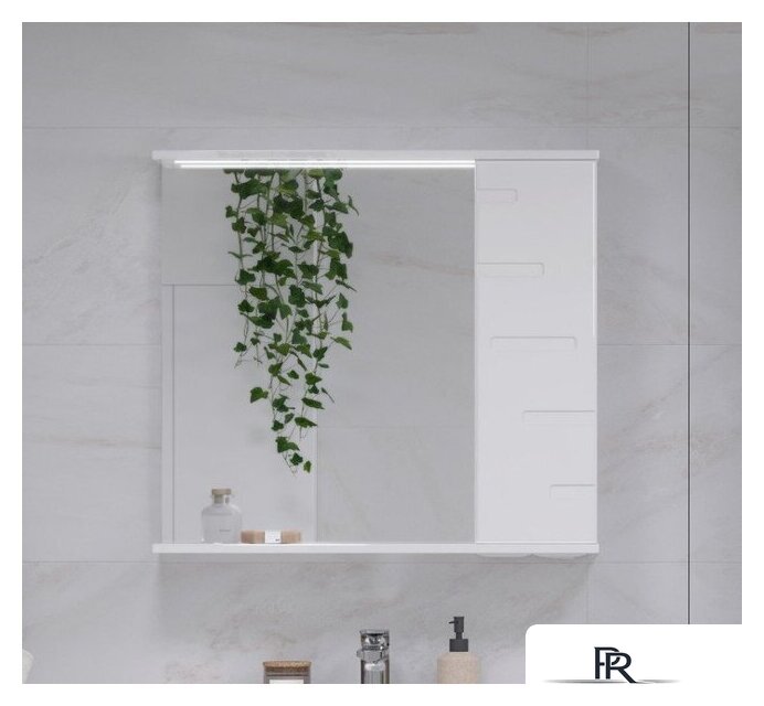  Volna Шкаф с зеркалом Joli 70 R (белый) - Изображение №3 — Интернет-магазин ПроЗаказ