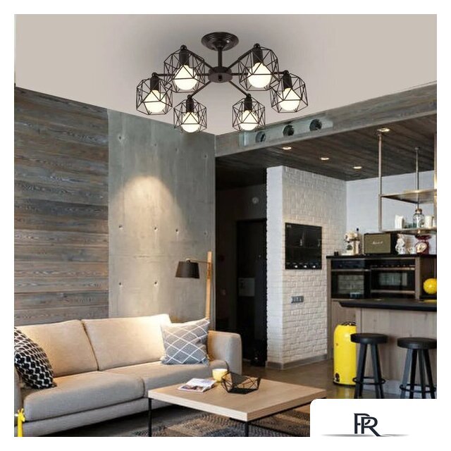 Люстра средней высоты Sundays Home KR-23 6198 (с лампами Led-Шар-deco 6шт) - Изображение №15 — Интернет-магазин ПроЗаказ