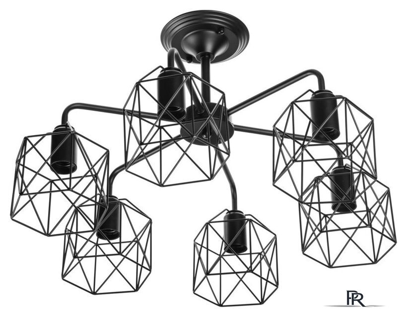 Люстра средней высоты Sundays Home KR-23 6198 (с лампами Led-Шар-deco 6шт) - Изображение №7 — Интернет-магазин ПроЗаказ