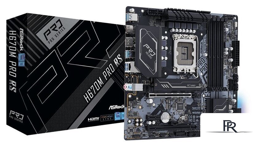 Материнская плата ASRock H670M Pro RS - Изображение №2 — Интернет-магазин ПроЗаказ
