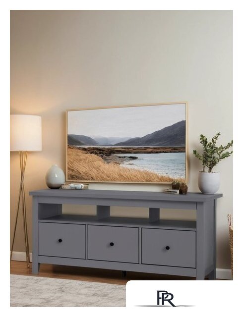 Тумба Mio Tesoro Сага 2.08.03.090.4 (серый) - Изображение №3 — Интернет-магазин ПроЗаказ