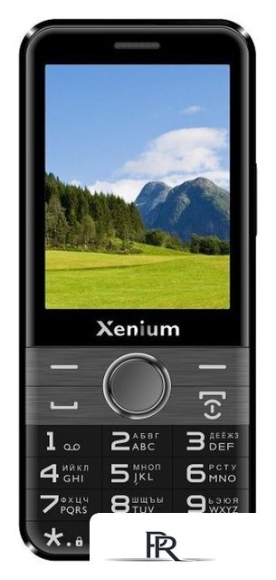 Кнопочный телефон Xenium X800 (черный/серый) - Изображение №2 — Интернет-магазин ПроЗаказ