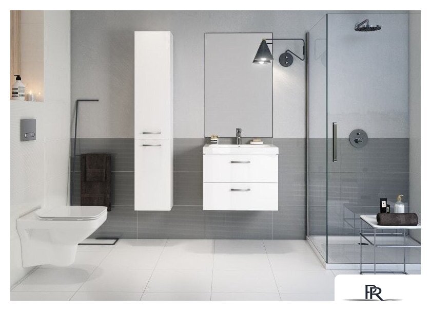  Cersanit Шкаф-пенал Lara SL-LAR/Wh - Изображение №2 — Интернет-магазин ПроЗаказ