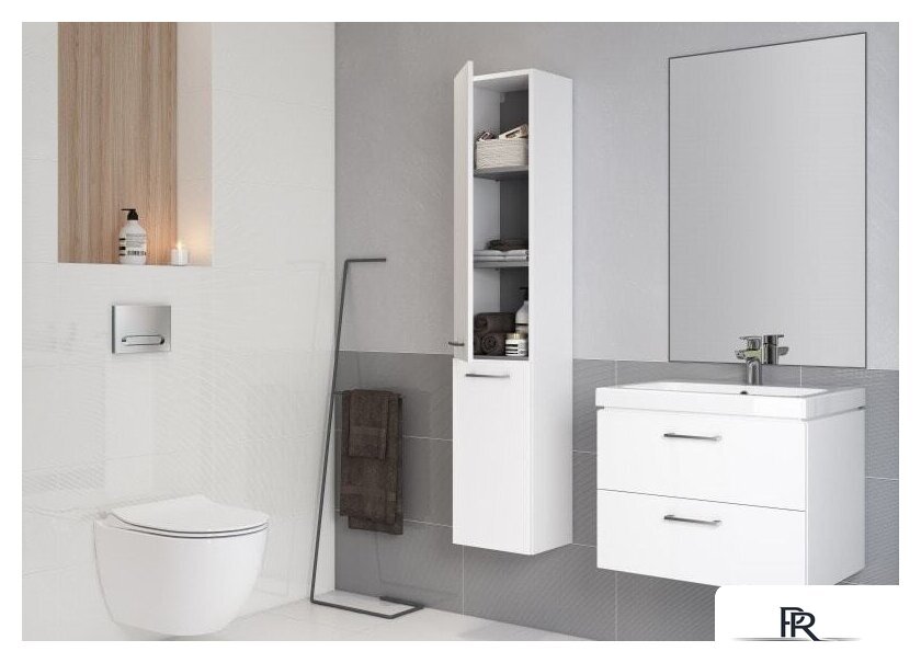  Cersanit Шкаф-пенал Lara SL-LAR/Wh - Изображение №4 — Интернет-магазин ПроЗаказ