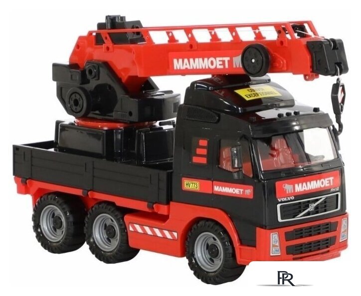 Автомобиль с краном Полесье Автомобиль-кран с краном Mammoet Volvo 56979 - Изображение №4 — Интернет-магазин ПроЗаказ