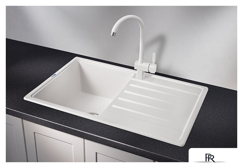 Кухонная мойка Granula ST-7602 (белый) - Изображение №2 — Интернет-магазин ПроЗаказ