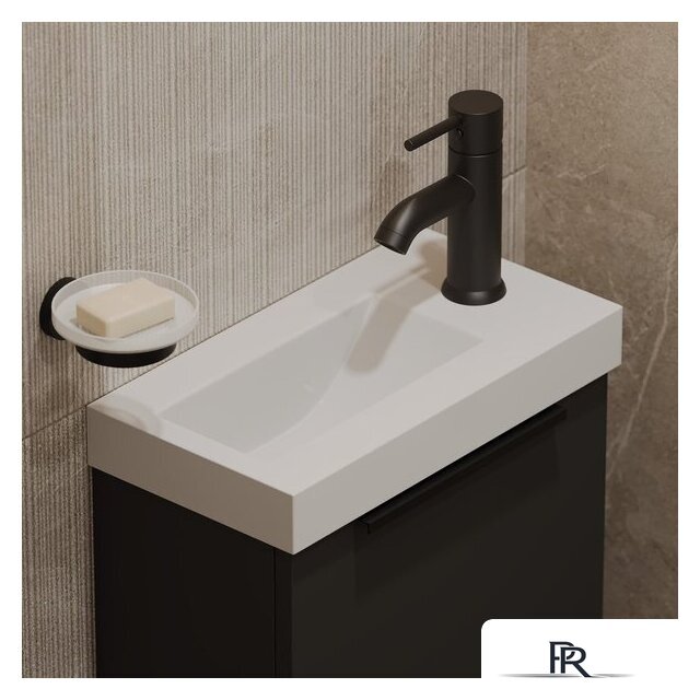  ЗОВ Тумба под умывальник Монови Слим 40 S40LG0LG7091B (антрацит) - Изображение №3 — Интернет-магазин ПроЗаказ