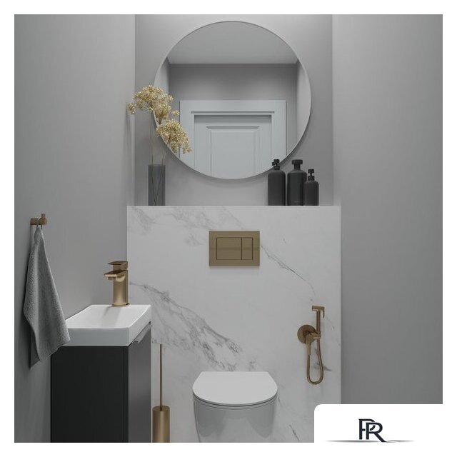  ЗОВ Тумба под умывальник Монови Слим 40 S40LG0LG7091B (антрацит) - Изображение №7 — Интернет-магазин ПроЗаказ