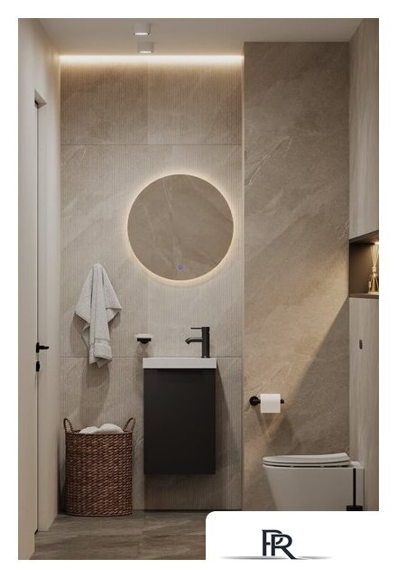  ЗОВ Тумба под умывальник Монови Слим 40 S40LG0LG7091B (антрацит) - Изображение №2 — Интернет-магазин ПроЗаказ