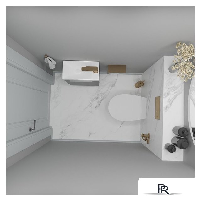  ЗОВ Тумба под умывальник Монови Слим 40 S40LG0LG7091B (антрацит) - Изображение №8 — Интернет-магазин ПроЗаказ