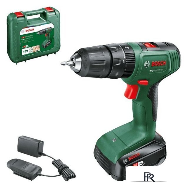 Ударная дрель-шуруповерт Bosch EasyImpact 18V-40 06039D8107 (с 1-им АКБ 2 Ач, кейс) - Изображение №1 — Интернет-магазин ПроЗаказ
