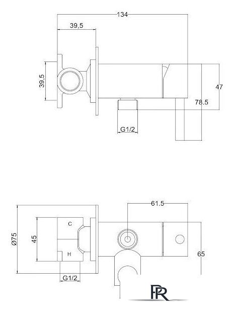 Гигиенический душ Roxen Santi 50094000-BN - Изображение №3 — Интернет-магазин ПроЗаказ