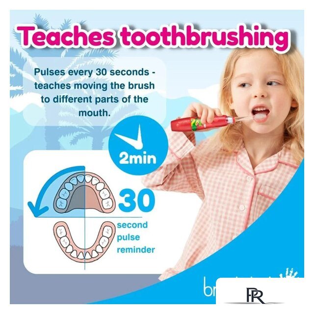 Электрическая зубная щетка Brush-Baby KidzSonic Dinosaur - Изображение №8 — Интернет-магазин ПроЗаказ