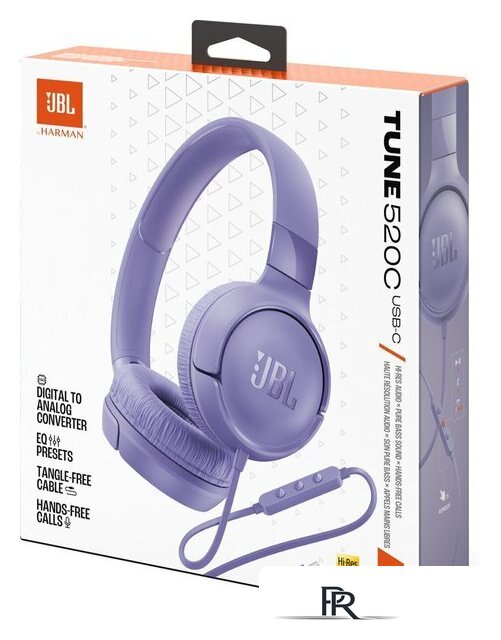 Наушники JBL Tune 520C USB-C (фиолетовый) - Изображение №9 — Интернет-магазин ПроЗаказ