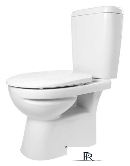 Унитаз напольный Керамин Альбано R ЖС 2-режим (с жестким сиденьем) - Изображение №1 — Интернет-магазин ПроЗаказ