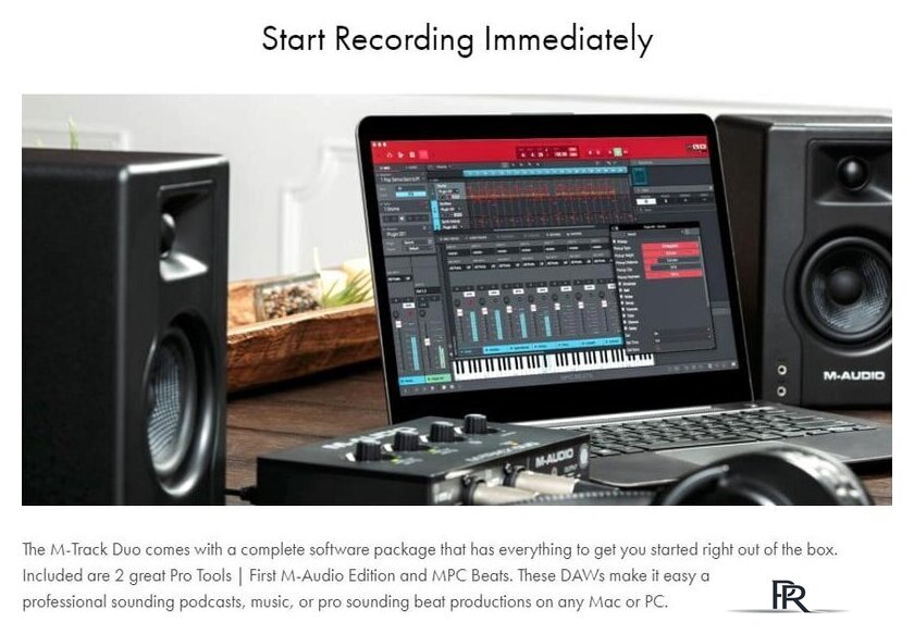 Аудиоинтерфейс M-Audio M-Track Duo - Изображение №14 — Интернет-магазин ПроЗаказ