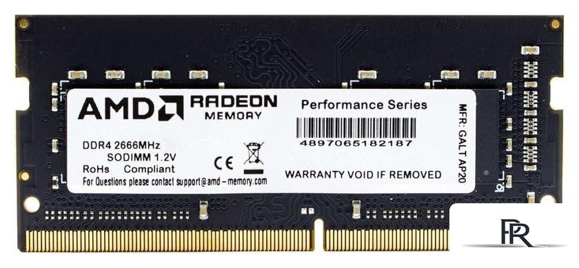 Оперативная память AMD Radeon R7 Performance 16GB DDR4 SODIMM PC4-21300 R7416G2606S2SUO - Изображение №1 — Интернет-магазин ПроЗаказ
