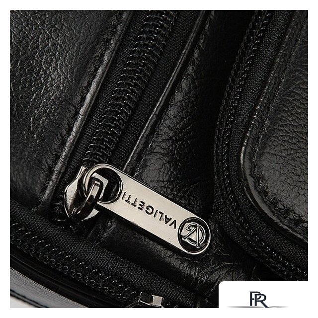 Мужская сумка VALIGETTI 186-7080A-VG-BLK (черный) - Изображение №3 — Интернет-магазин ПроЗаказ