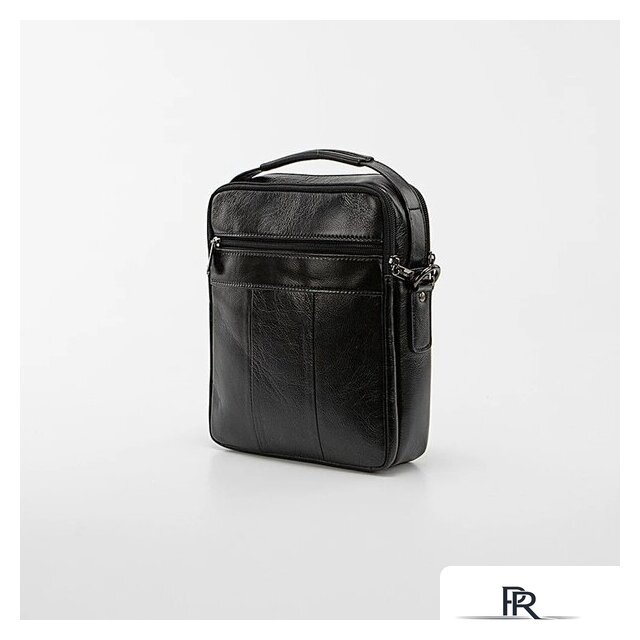 Мужская сумка VALIGETTI 186-7080A-VG-BLK (черный) - Изображение №2 — Интернет-магазин ПроЗаказ