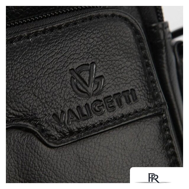 Мужская сумка VALIGETTI 186-7080A-VG-BLK (черный) - Изображение №4 — Интернет-магазин ПроЗаказ