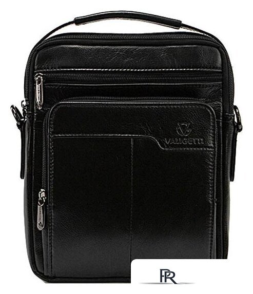 Мужская сумка VALIGETTI 186-7080A-VG-BLK (черный) - Изображение №1 — Интернет-магазин ПроЗаказ