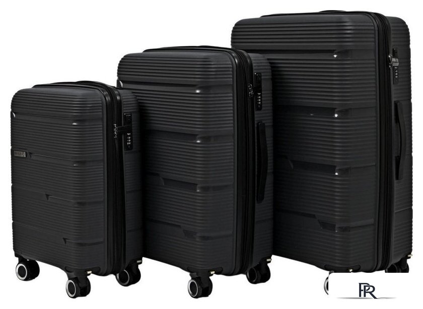 Чемодан-спиннер Pride РР-203 (S, черный) - Изображение №8 — Интернет-магазин ПроЗаказ