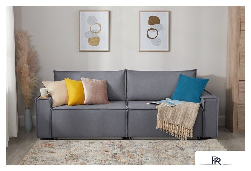 Диван Mio Tesoro Дюссельдорф 293 1.5ек-1.5ек (1173 Savanna Plus Grafit) - Изображение №12 — Интернет-магазин ПроЗаказ