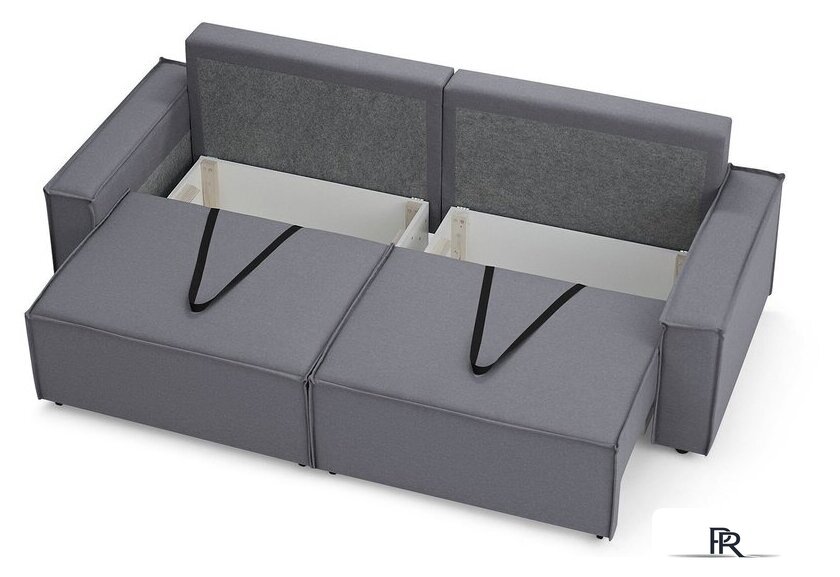 Диван Mio Tesoro Дюссельдорф 293 1.5ек-1.5ек (1173 Savanna Plus Grafit) - Изображение №9 — Интернет-магазин ПроЗаказ