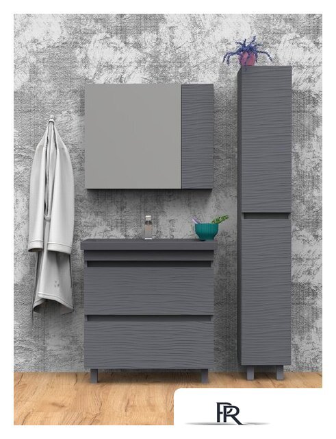  АВН Шкаф с зеркалом для ванной Тоскана 70 94.08 (8) - Изображение №3 — Интернет-магазин ПроЗаказ