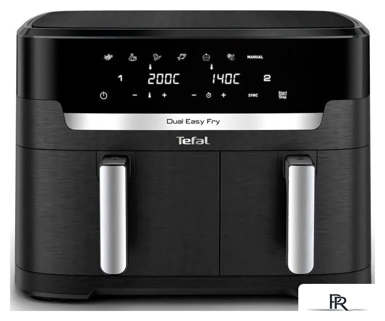 Аэрогриль (аэрофритюрница) Tefal Dual Easy Fry EY9428E0 - Изображение №1 — Интернет-магазин ПроЗаказ