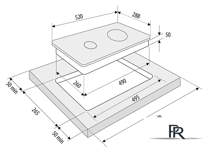 Варочная панель Krona Vento 30 BL - Изображение №3 — Интернет-магазин ПроЗаказ