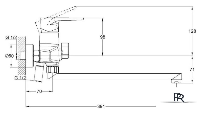 Смеситель G.Lauf ZIG7-A166 - Изображение №3 — Интернет-магазин ПроЗаказ