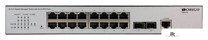 Управляемый коммутатор 2-го уровня Origo OS3118/A2A - Изображение №1 — Интернет-магазин ПроЗаказ