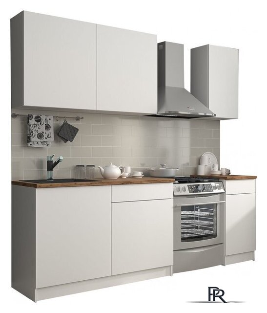 Готовая кухня ЭлиГард Urban 1.6 (белый) - Изображение №1 — Интернет-магазин ПроЗаказ