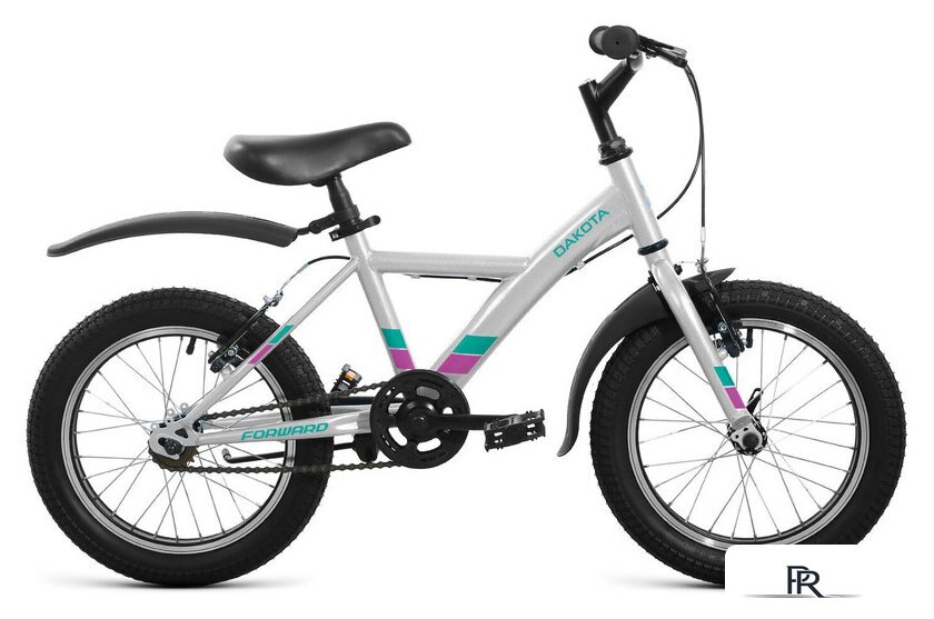 Детский велосипед Forward Dakota 16 2022 (серый/фиолетовый) - Изображение №1 — Интернет-магазин ПроЗаказ