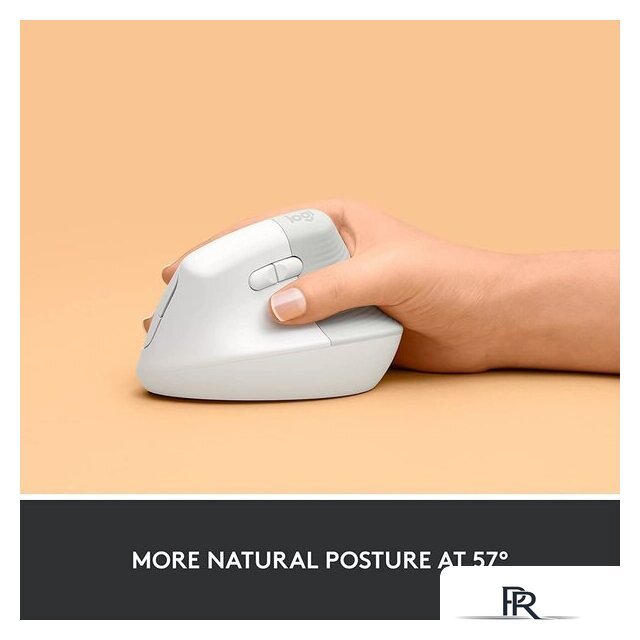 Вертикальная мышь Logitech Lift (белый) - Изображение №3 — Интернет-магазин ПроЗаказ