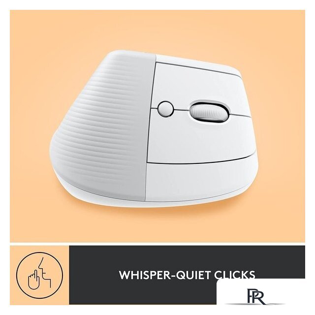 Вертикальная мышь Logitech Lift (белый) - Изображение №5 — Интернет-магазин ПроЗаказ