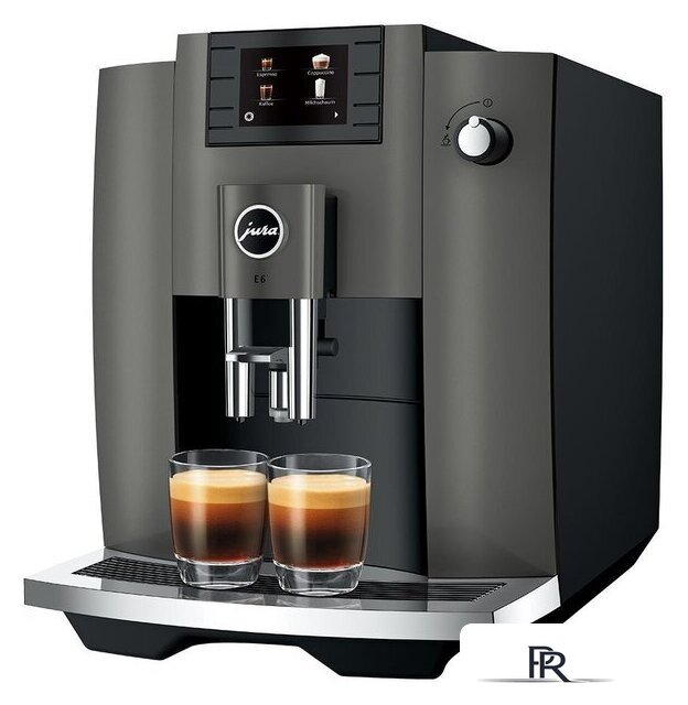 Кофемашина JURA E6 Dark Inox 15439 - Изображение №1 — Интернет-магазин ПроЗаказ