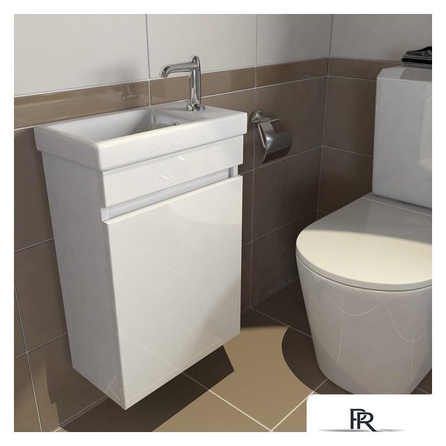  Emmy Тумба с умывальником Милли 40 R + S-UM-COM40/1-w - Изображение №2 — Интернет-магазин ПроЗаказ