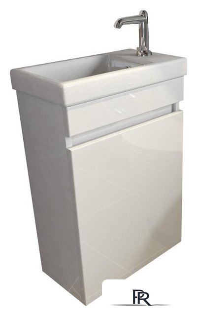  Emmy Тумба с умывальником Милли 40 R + S-UM-COM40/1-w - Изображение №1 — Интернет-магазин ПроЗаказ