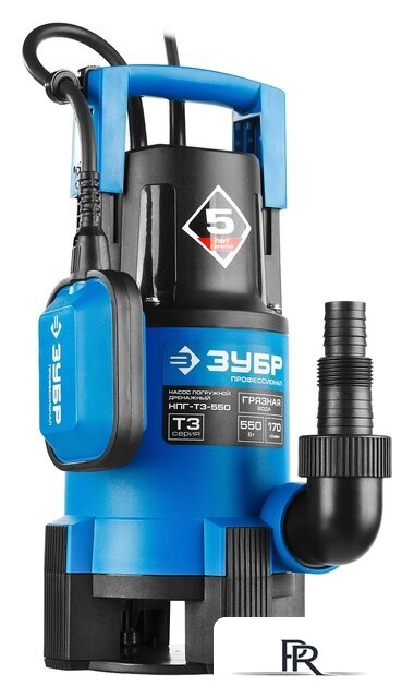 Дренажный насос Зубр НПГ-Т3-550 - Изображение №1 — Интернет-магазин ПроЗаказ